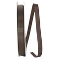 Reliant Ribbon 0.625 in. 100 Yards Double Face Satin Ribbon, Chocolate Brown 4950-705-03C